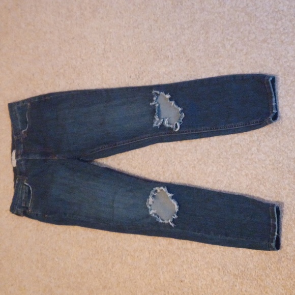 Free People Destroyed Blue Jeans sz 31 - Picture 2 of 9